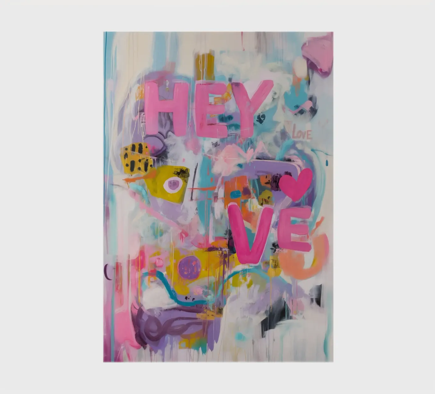 Popart Hey Love quaderno da Carinaprint