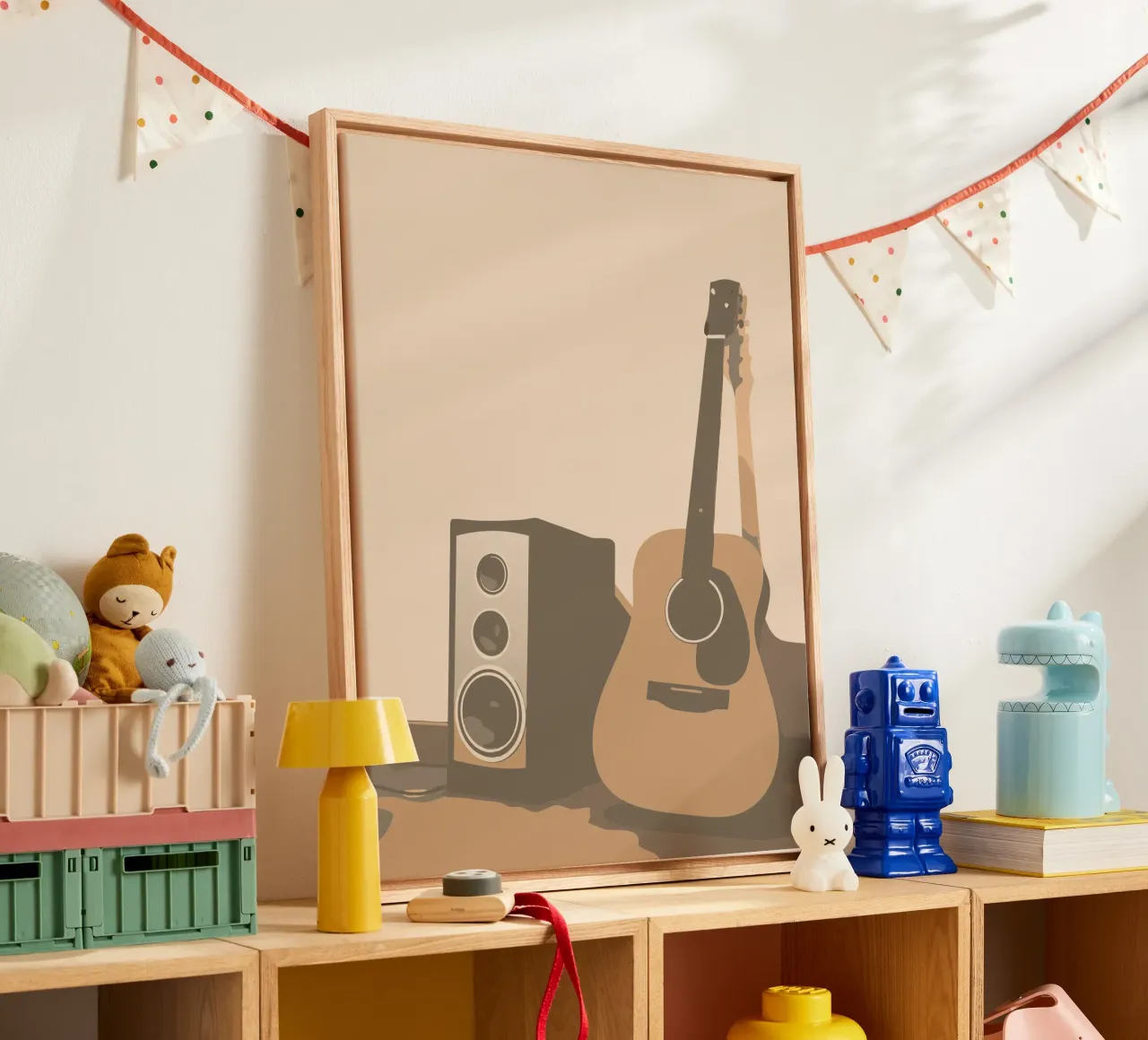 Studio musicale tela con Cornice a cassetta da MUSIC EDITION