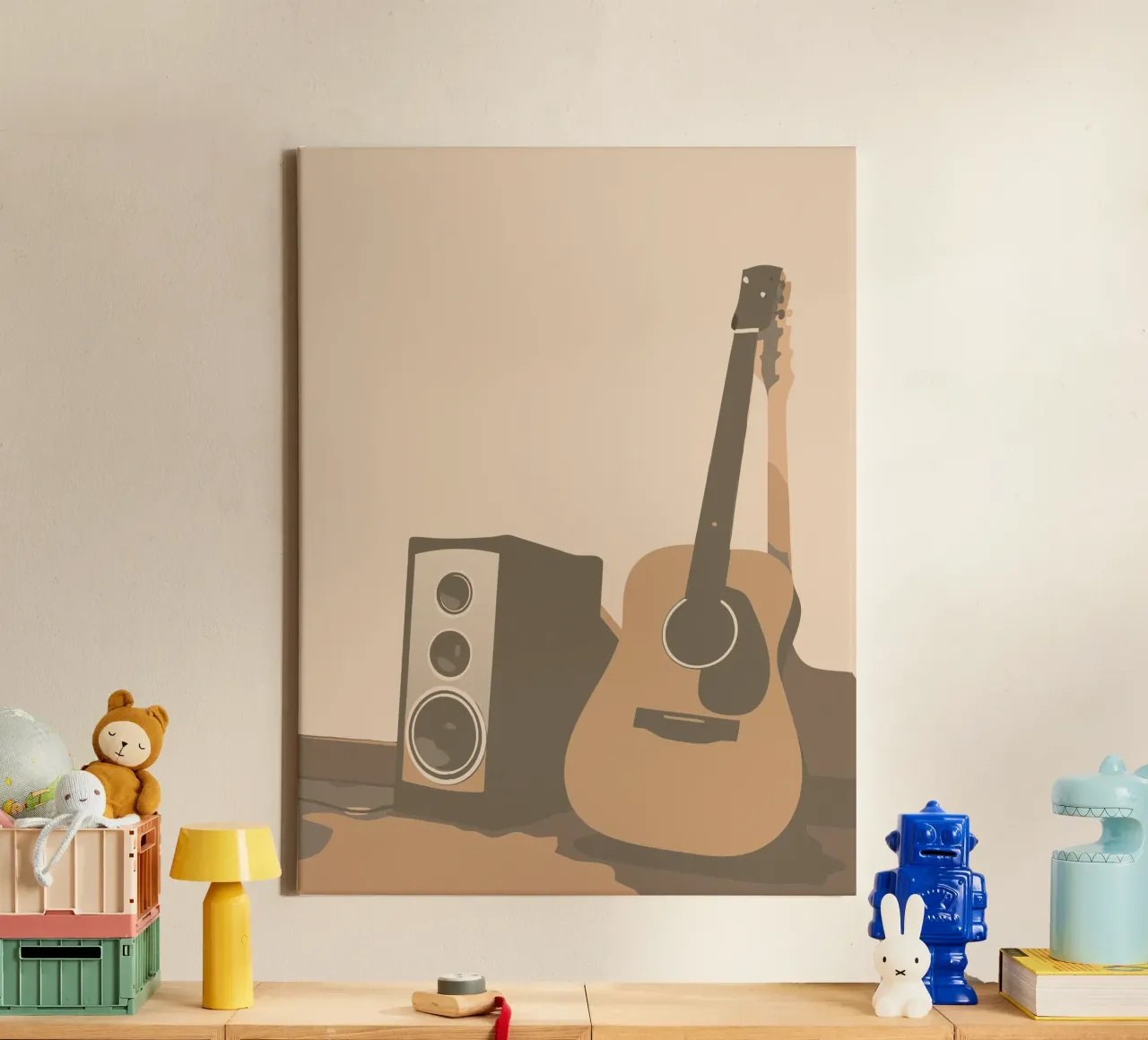 Studio musicale tela con Cornice a cassetta da MUSIC EDITION