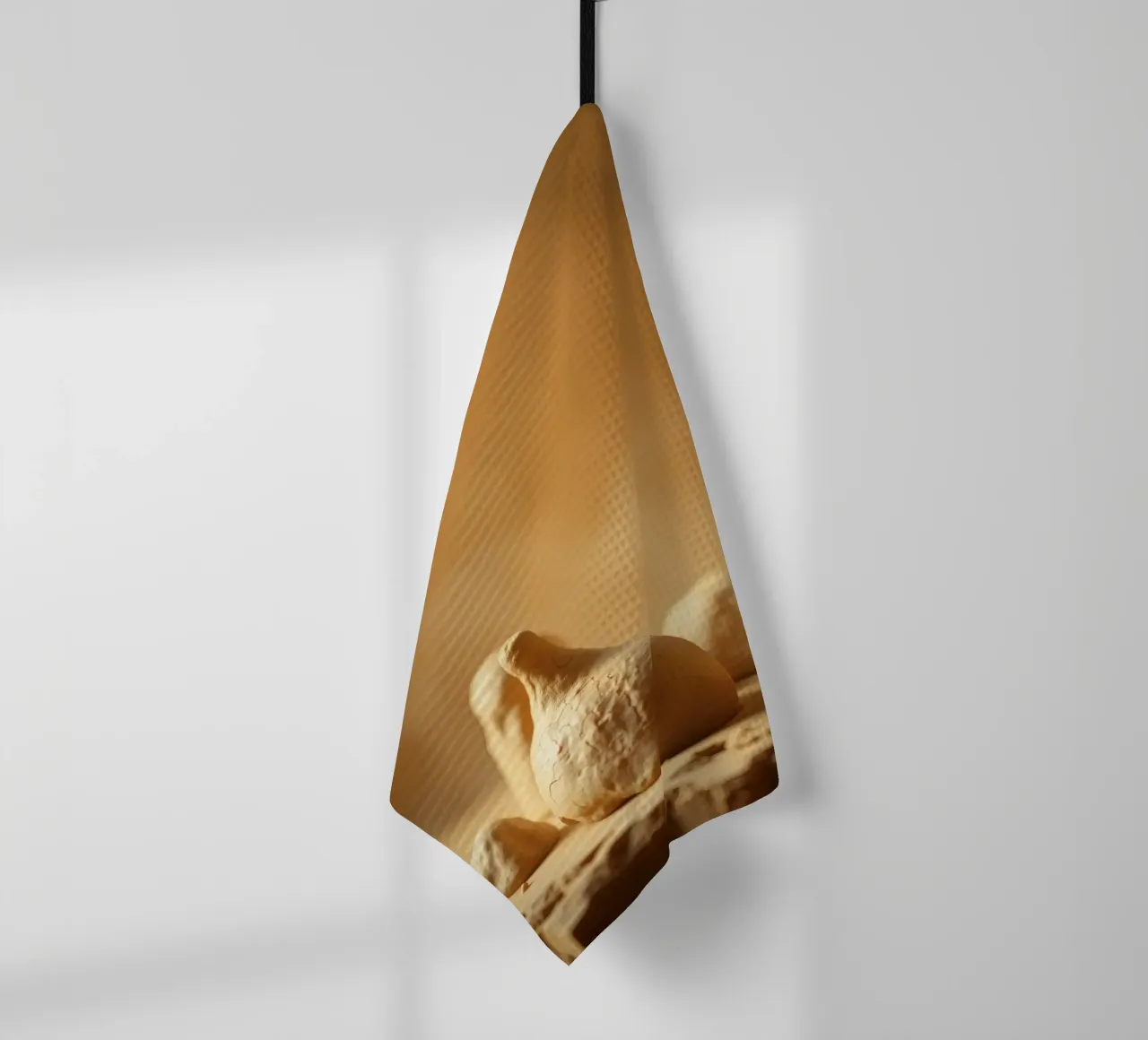 Le sculture in argilla presentano forme e texture uniche canovaccio da cucina da DesignDoodle