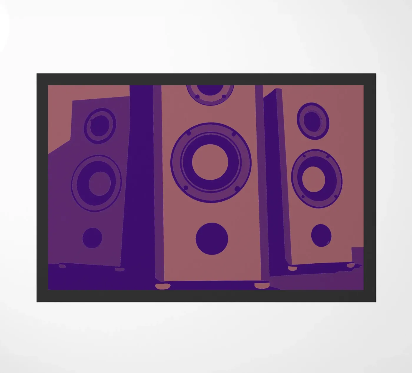 Speaker Music deurmat van MUSIC EDITION