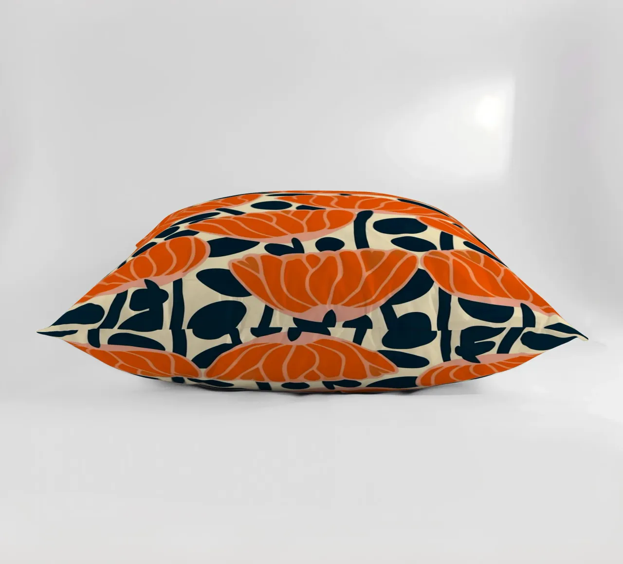 Midcentury Revival Poppie Pattern cuscino da Autofocus