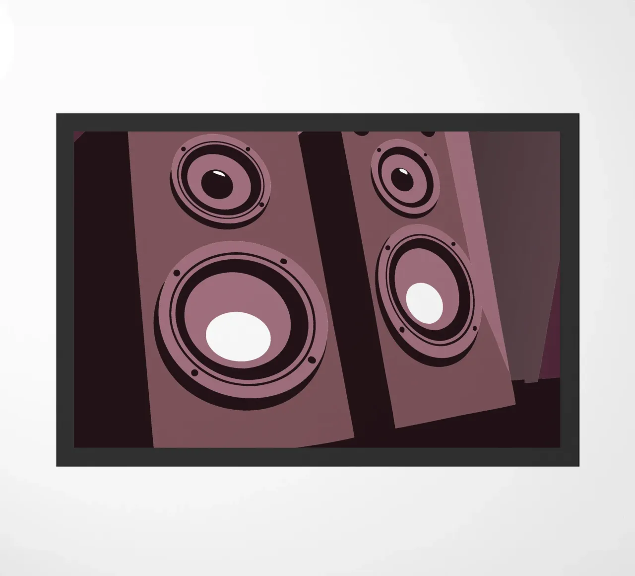 Lautsprecher Musik Fußmatte von MUSIC EDITION