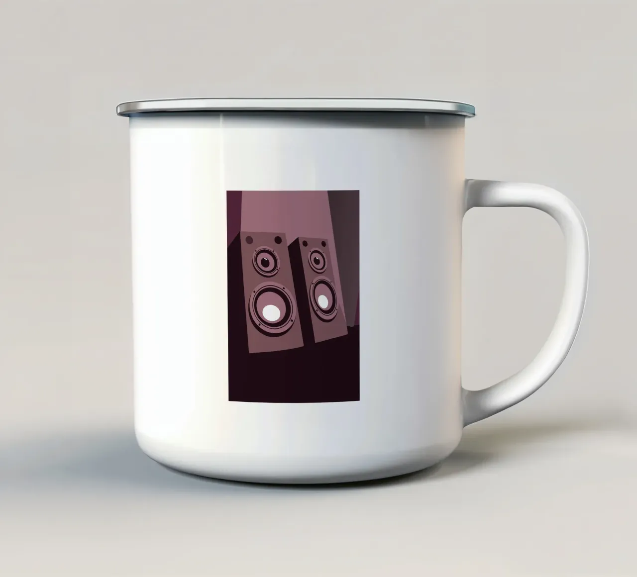 Musica per altoparlanti tazza in smalto da MUSIC EDITION