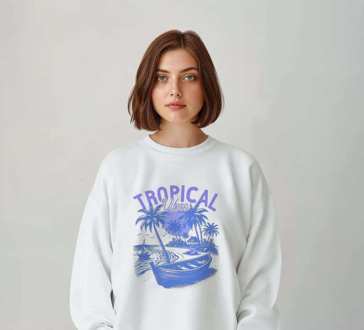 Tropical Vibes sweatshirt van Kt10 Designs