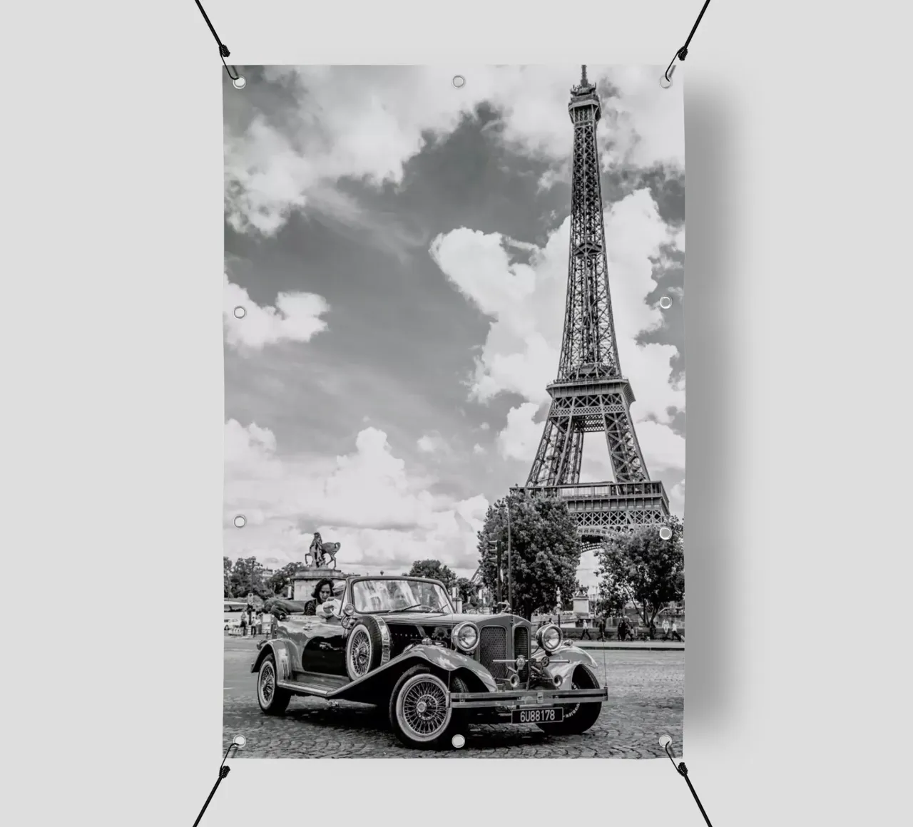 Vintage Car & Eiffel telo in pvc da Magdalena Martin Photography
