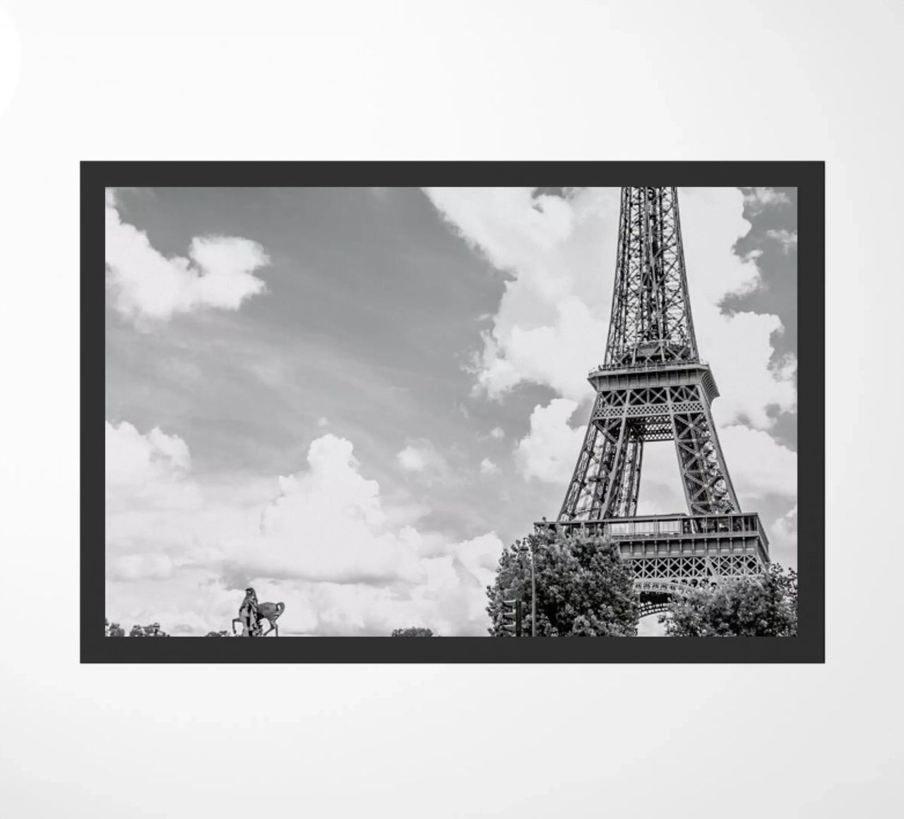 Vintage Car & Eiffel felpudo de Magdalena Martin Photography