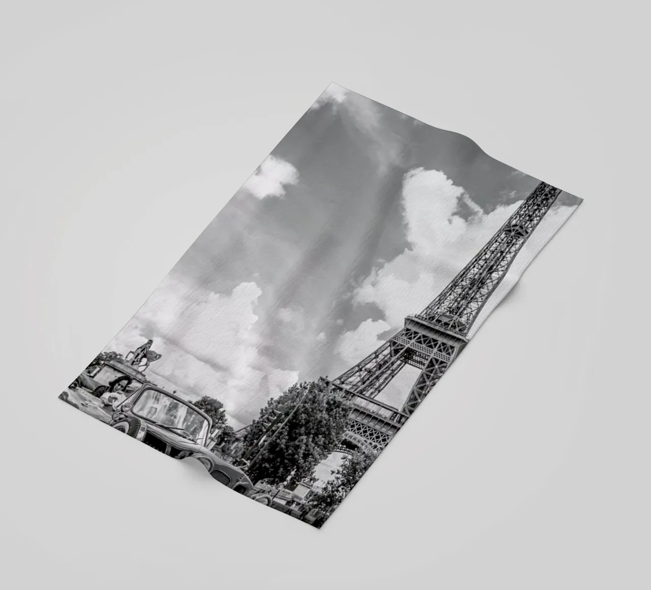 Vintage Car & Eiffel telo mare da Magdalena Martin Photography