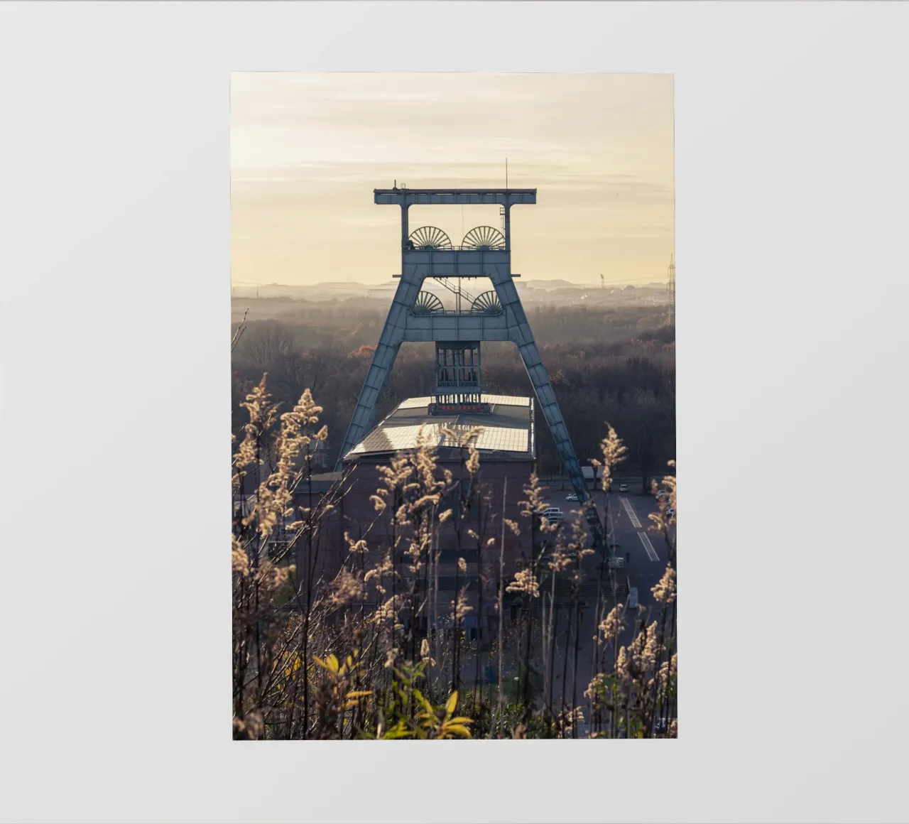 Torre di avvolgimento della miniera di Ewald telo in pvc da Ruhrgebietsansichten