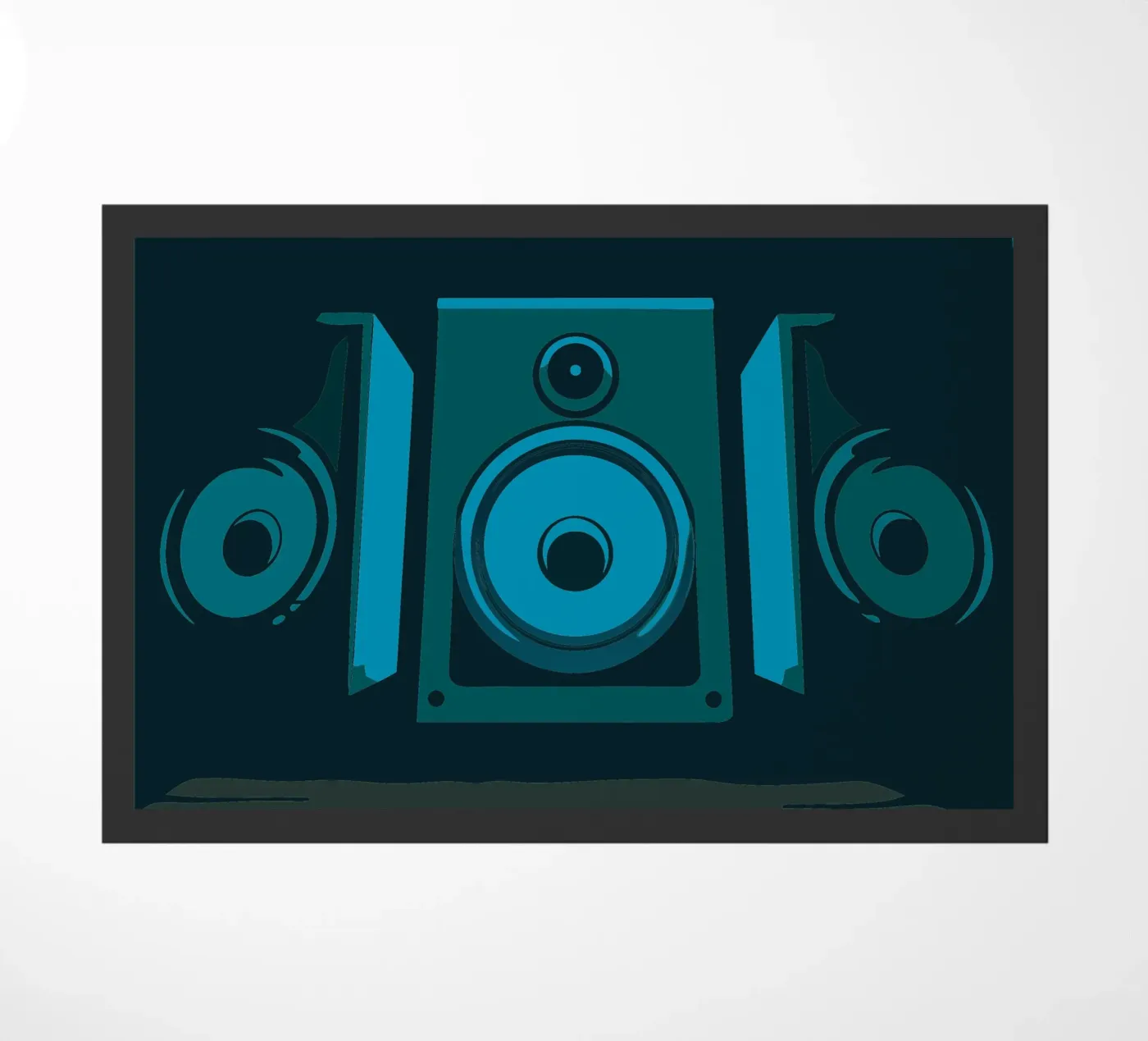 Speaker Music deurmat van MUSIC EDITION