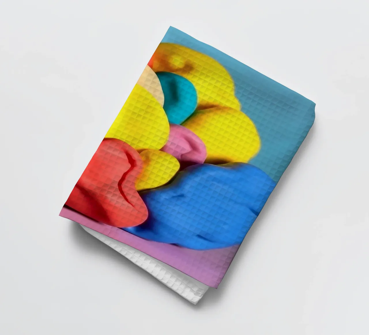 Sculpture abstraite colorée en pâte à modeler torchon de DesignDoodle