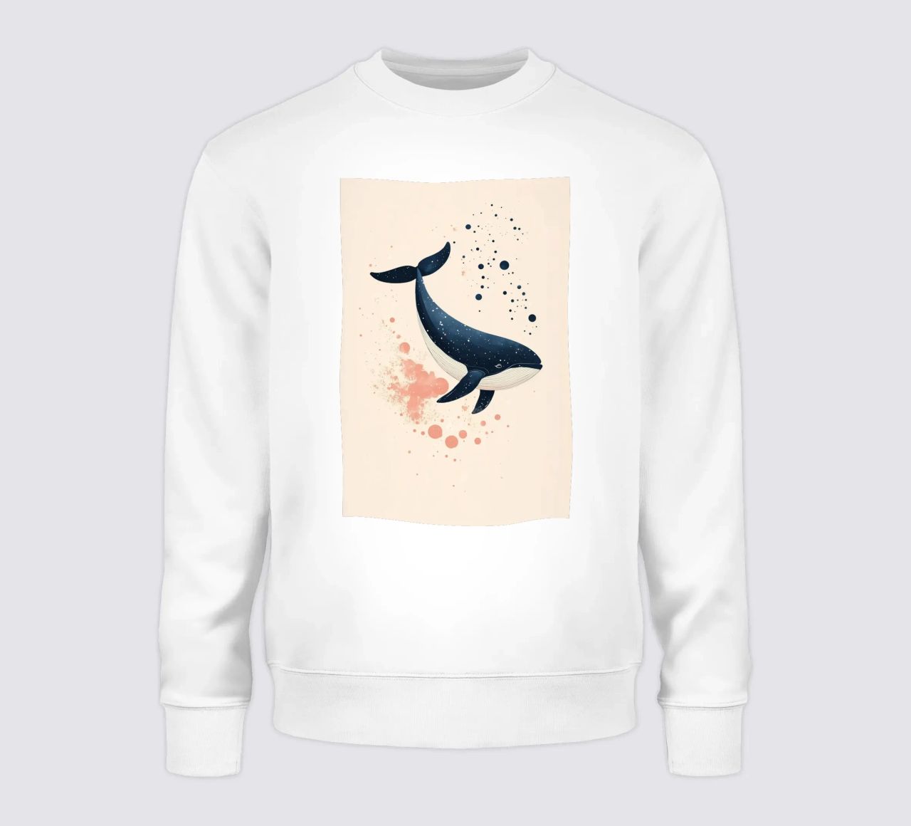 Balena in alto mare felpa da DreamPixel