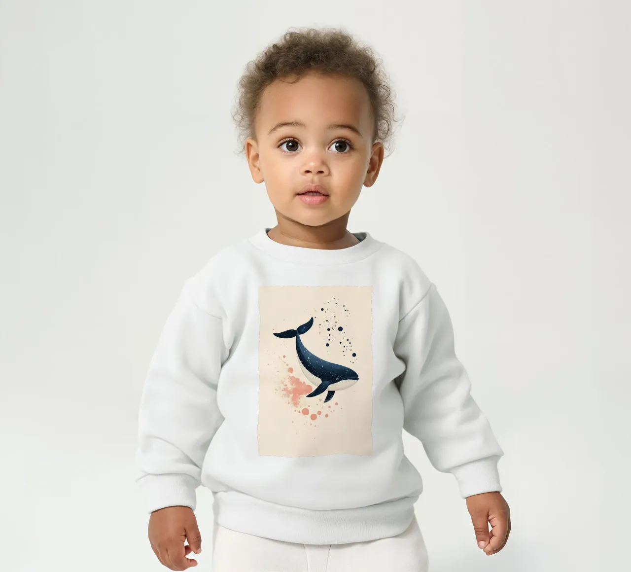 Balena in alto mare felpa neonato da DreamPixel
