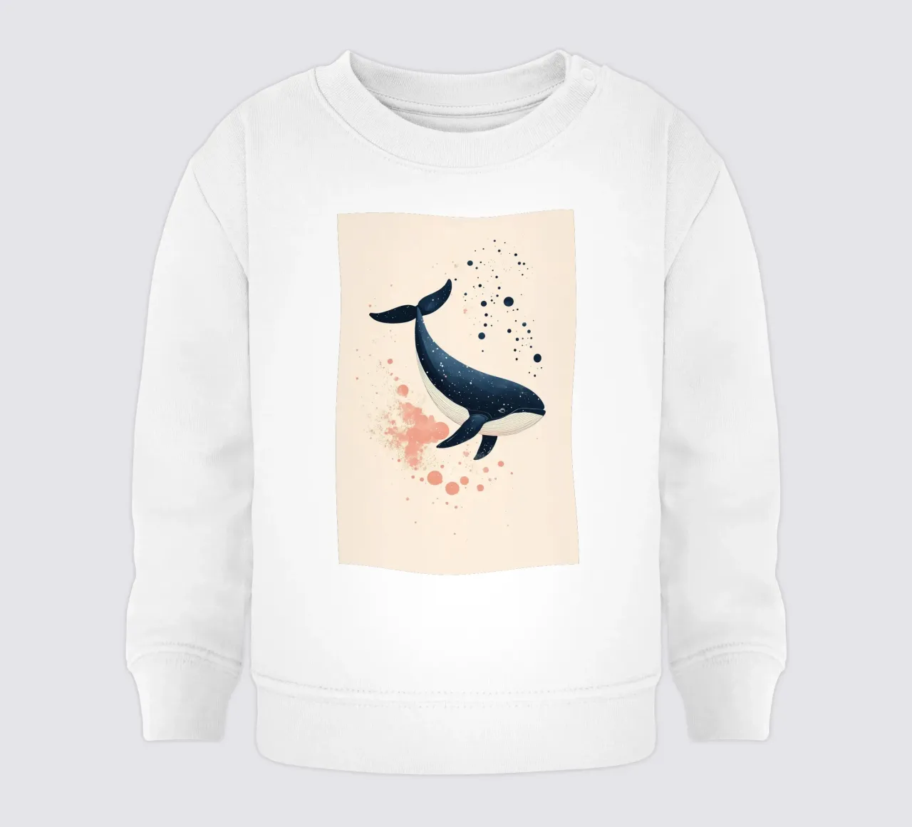 Wal in tiefer See Baby Sweatshirt von DreamPixel