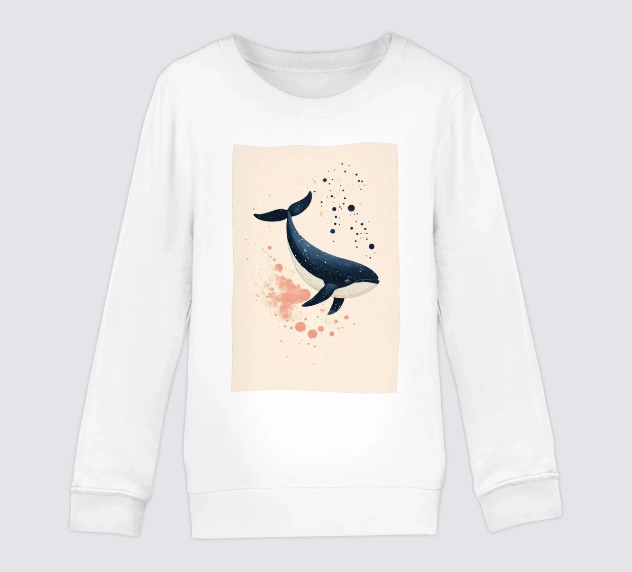 Balena in alto mare felpa bambino da DreamPixel