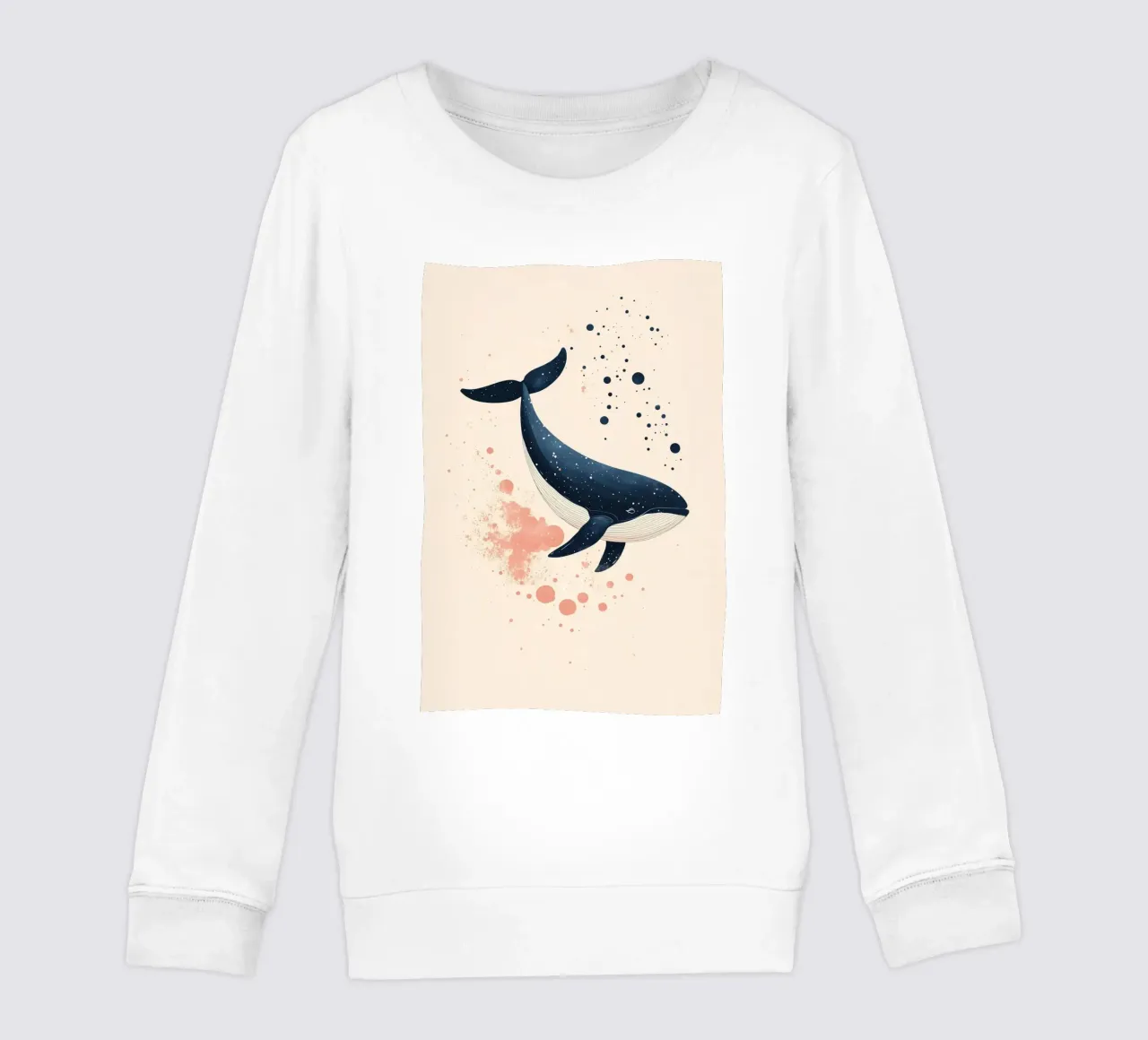 Ballena en alta mar sudadera para niño de DreamPixel
