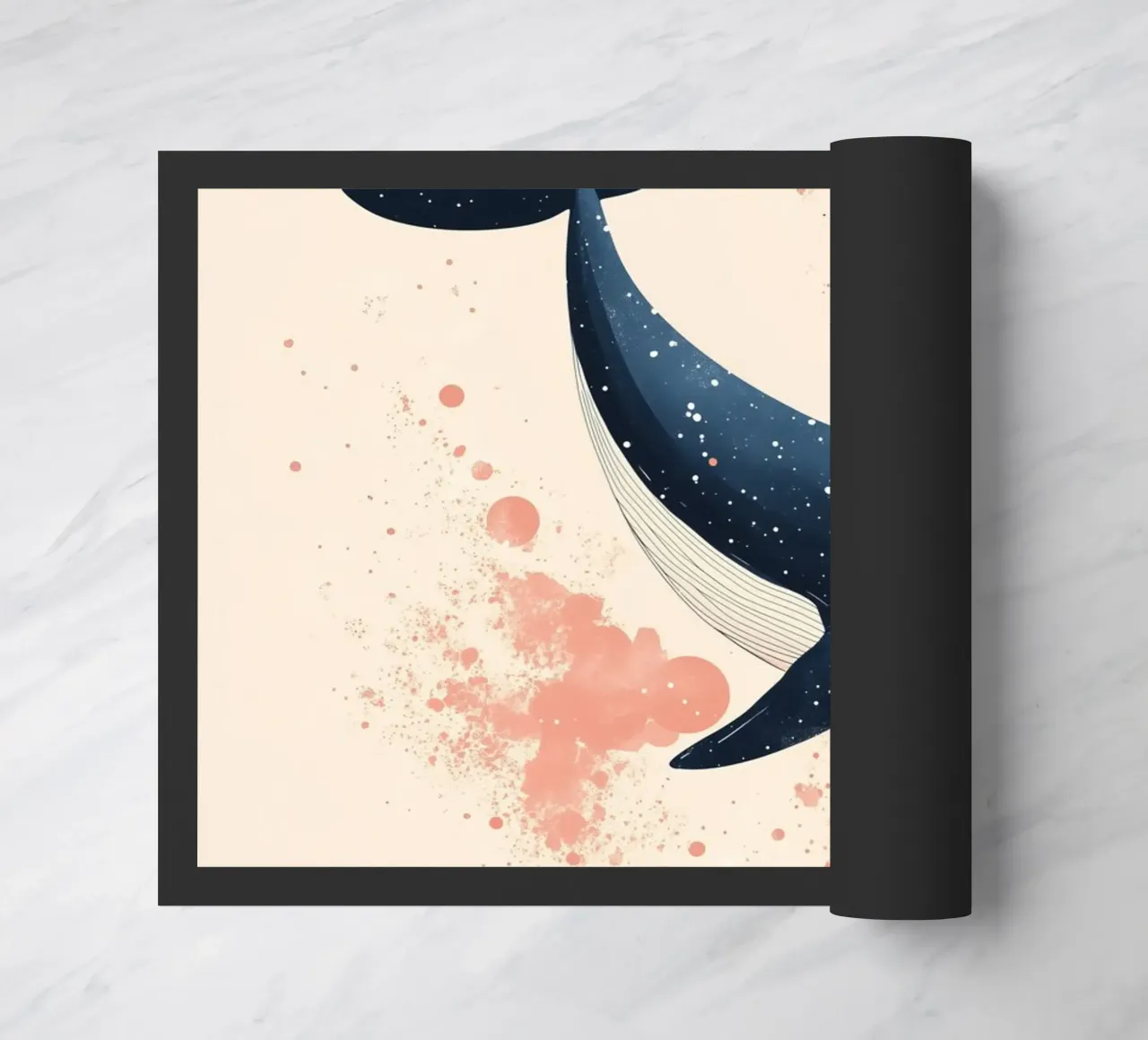 Balena in alto mare zerbino da DreamPixel