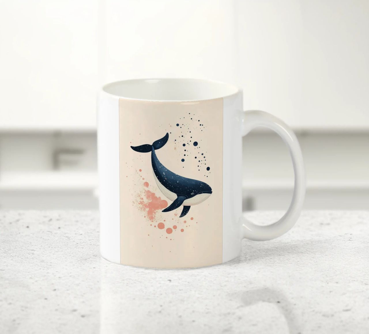 Balena in alto mare tazza in ceramica da DreamPixel
