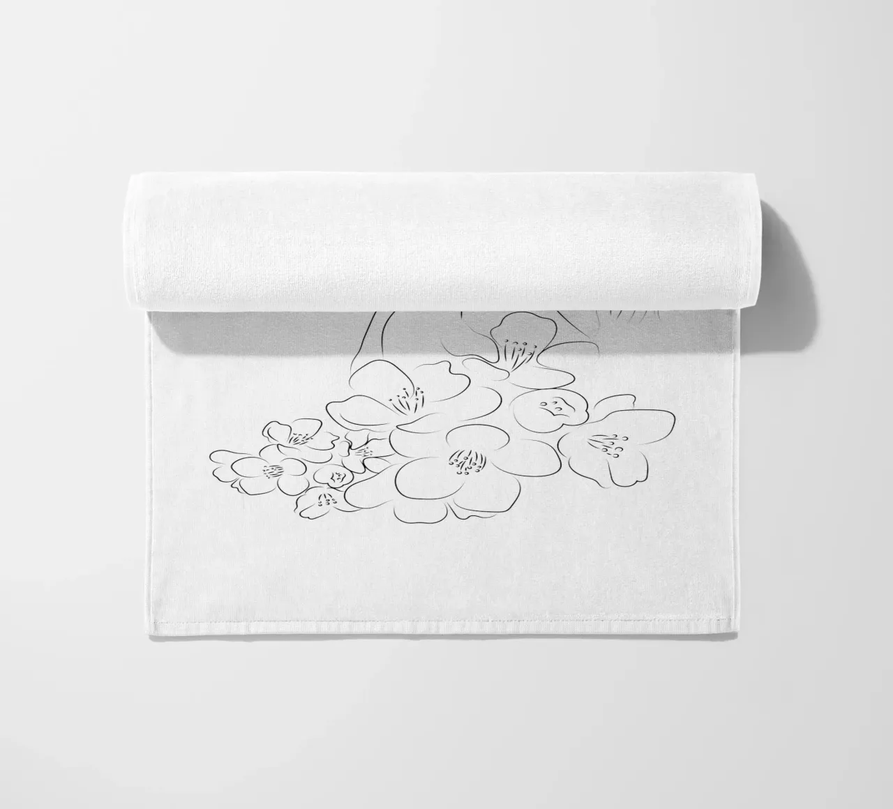 Line art madre e bambino telo mare da Dream Print Designs
