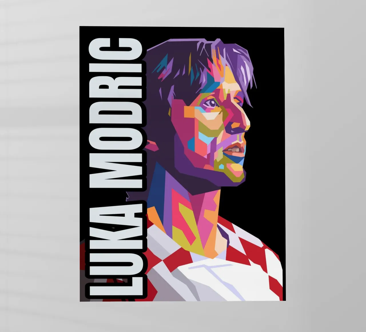 Calcio iconico-Luka Modric pellicola backlit da Hantamrata