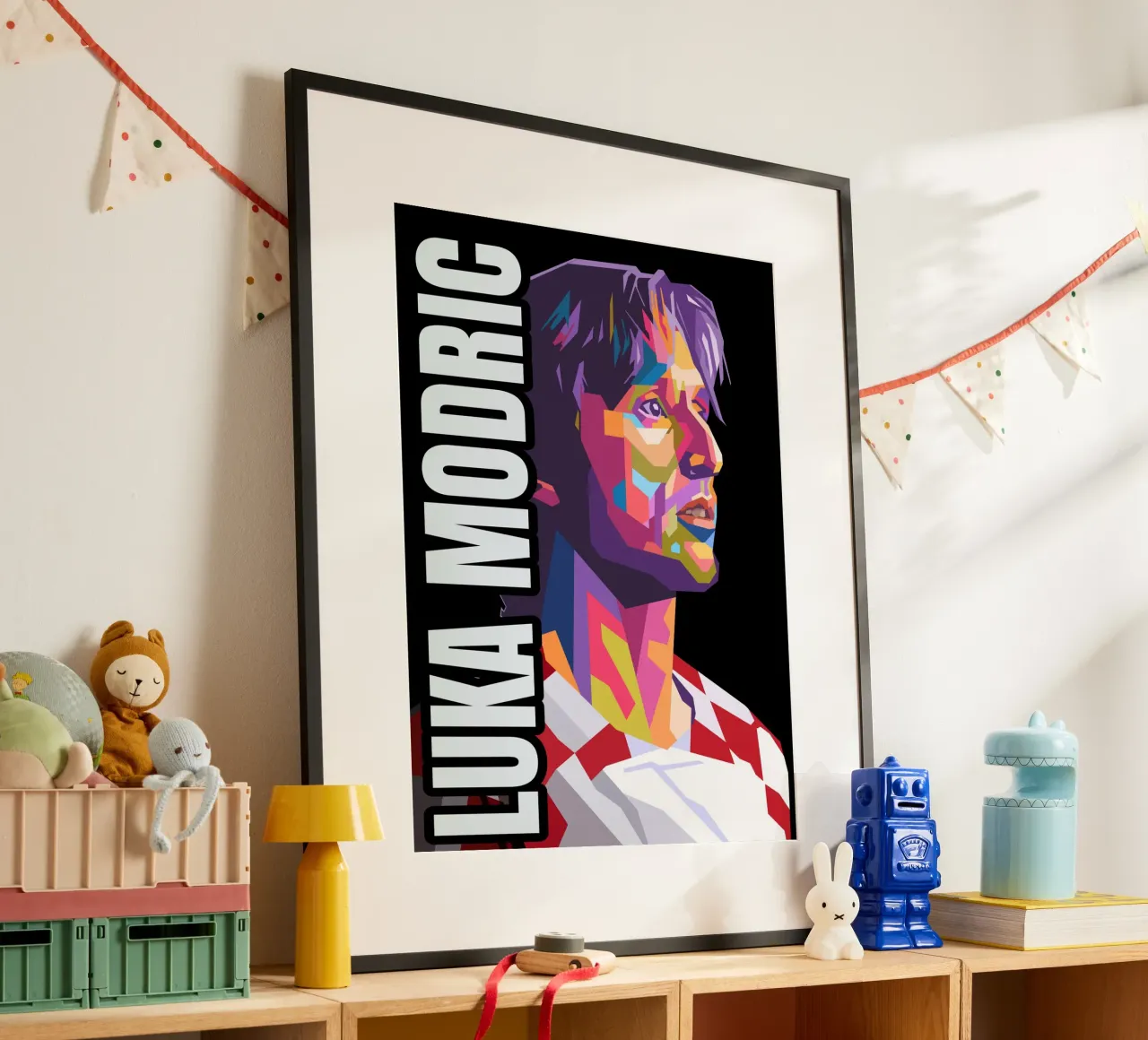 Calcio iconico-Luka Modric carta hahnemühle da Hantamrata