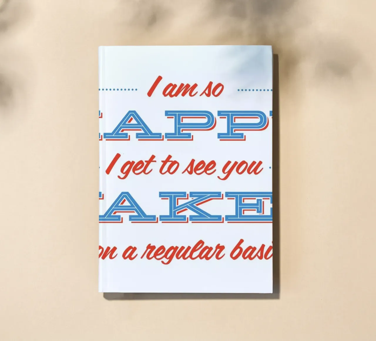 Happy When You're Naked notebook by 55Hi's