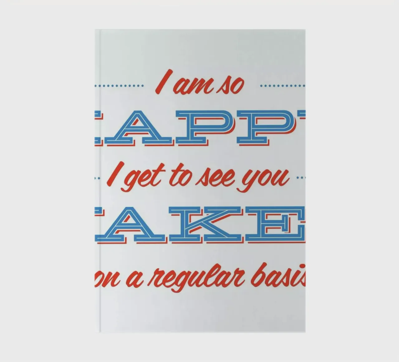 Happy When You're Naked notebook by 55Hi's