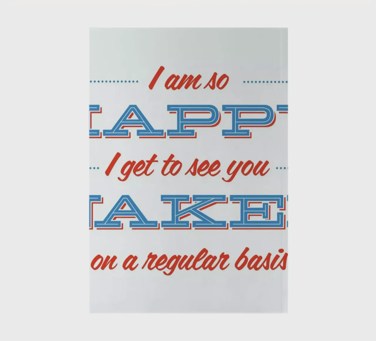 Happy When You're Naked notebook by 55Hi's