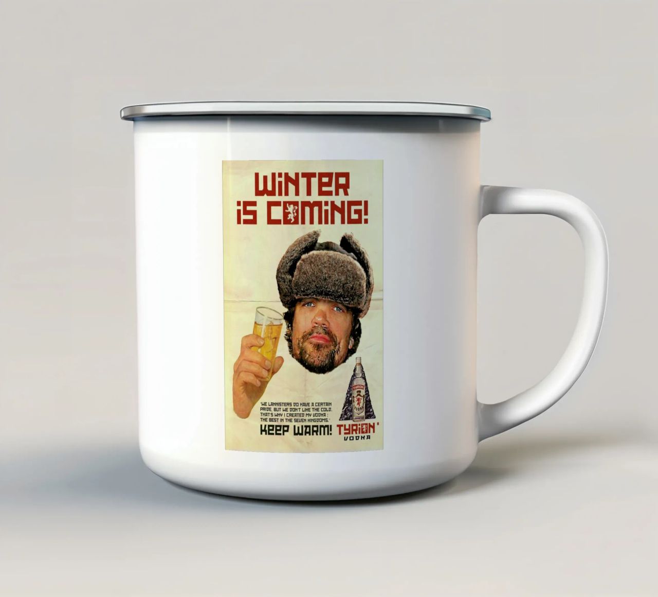 Tyrion tazza in smalto da Ads Libitum