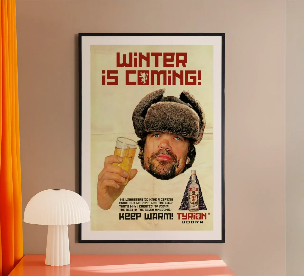 Tyrion poster con telaio in alluminio da Ads Libitum