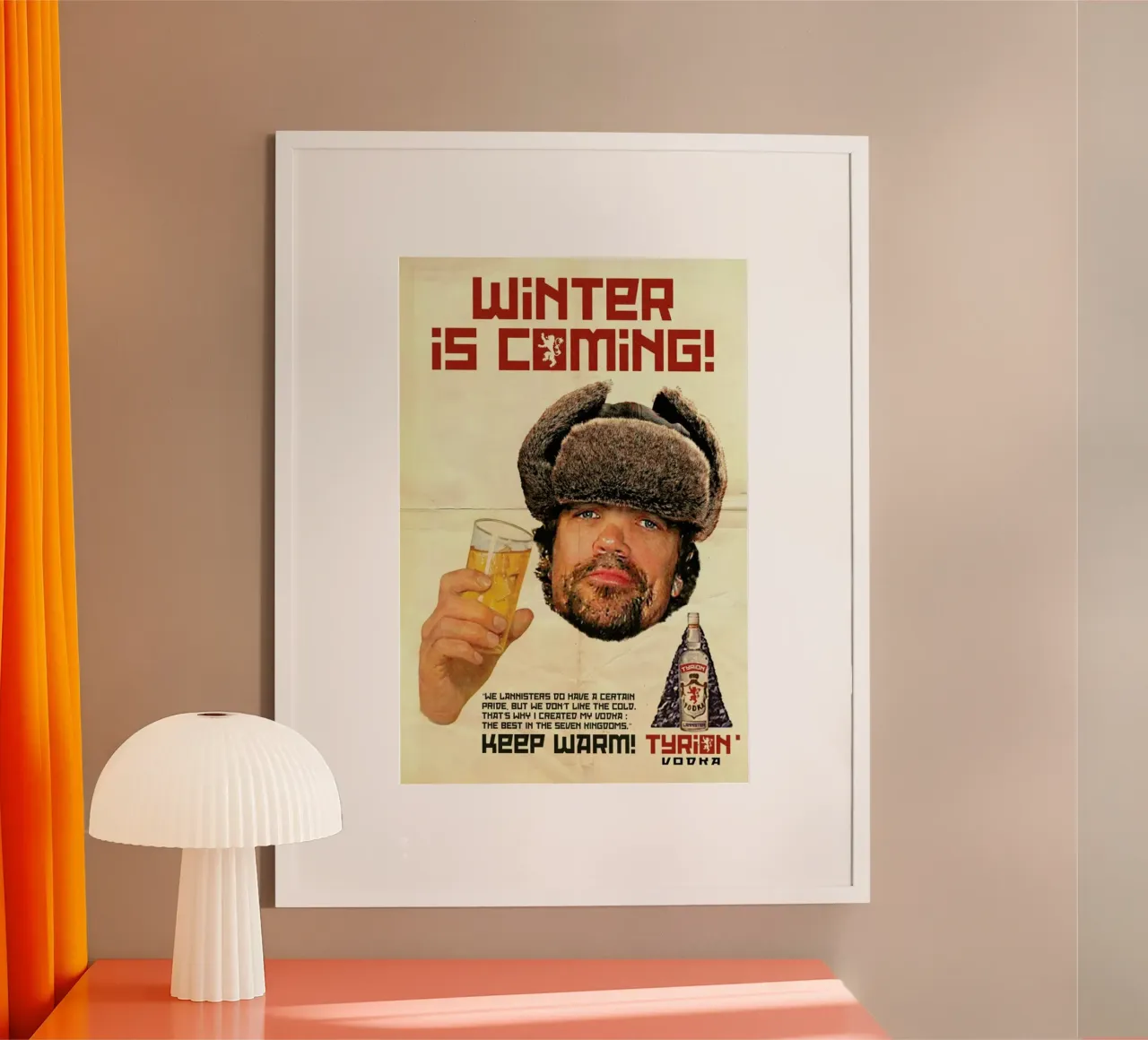 Tyrion poster con telaio in alluminio da Ads Libitum