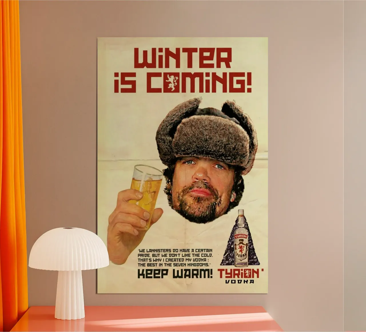 Tyrion poster con telaio in alluminio da Ads Libitum
