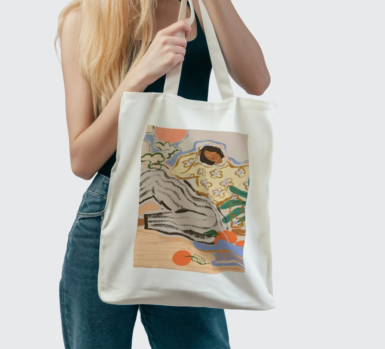 Lazy Days borsa in juta da Arty Guava