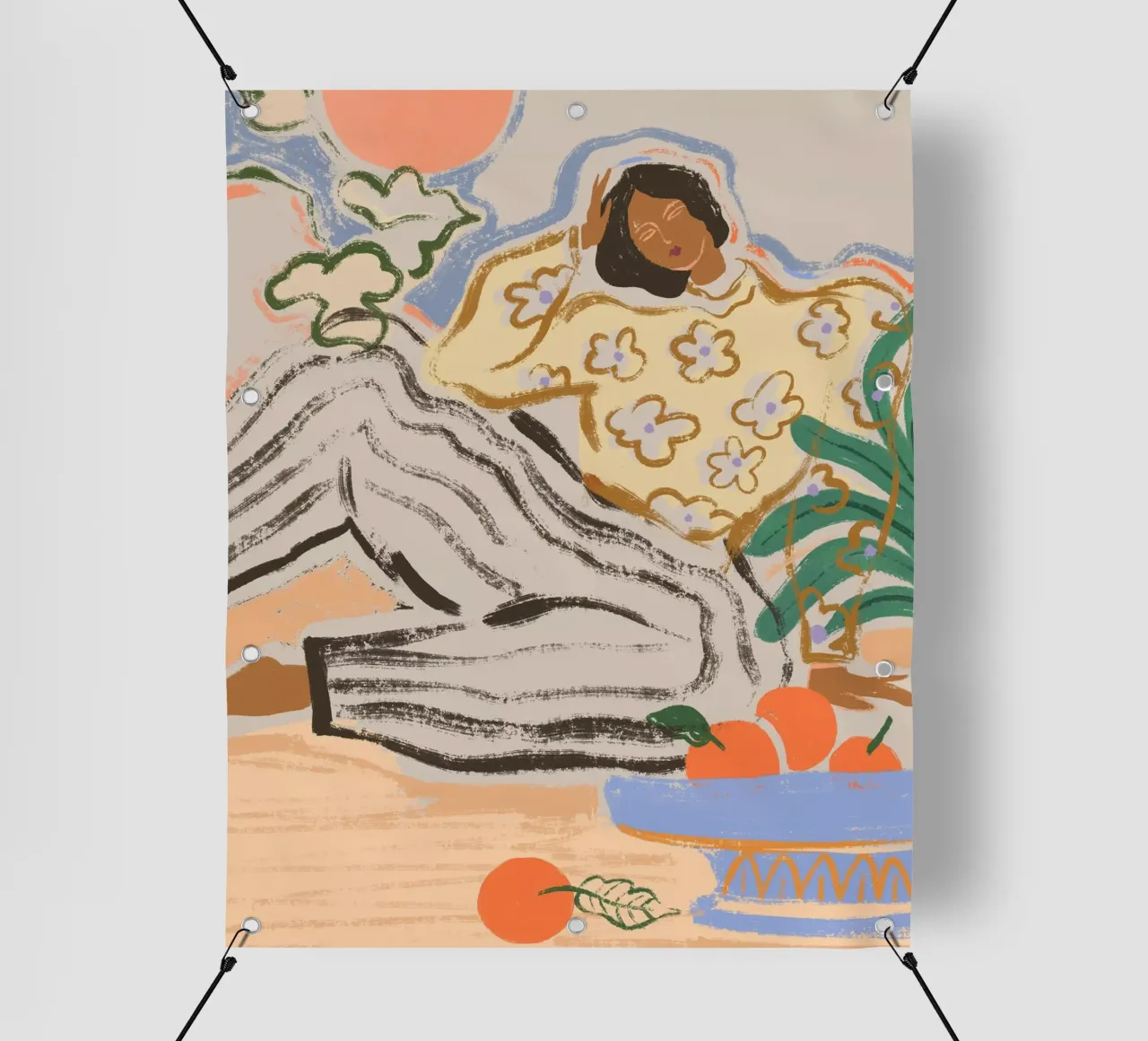 Lazy Days telo in pvc da Arty Guava