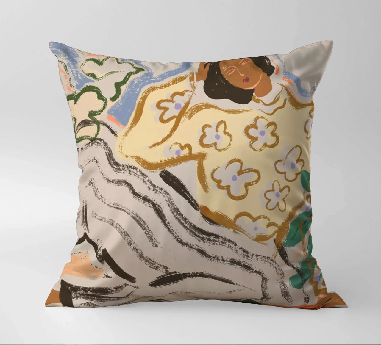 Lazy Days decorative cushion by Arty Guava