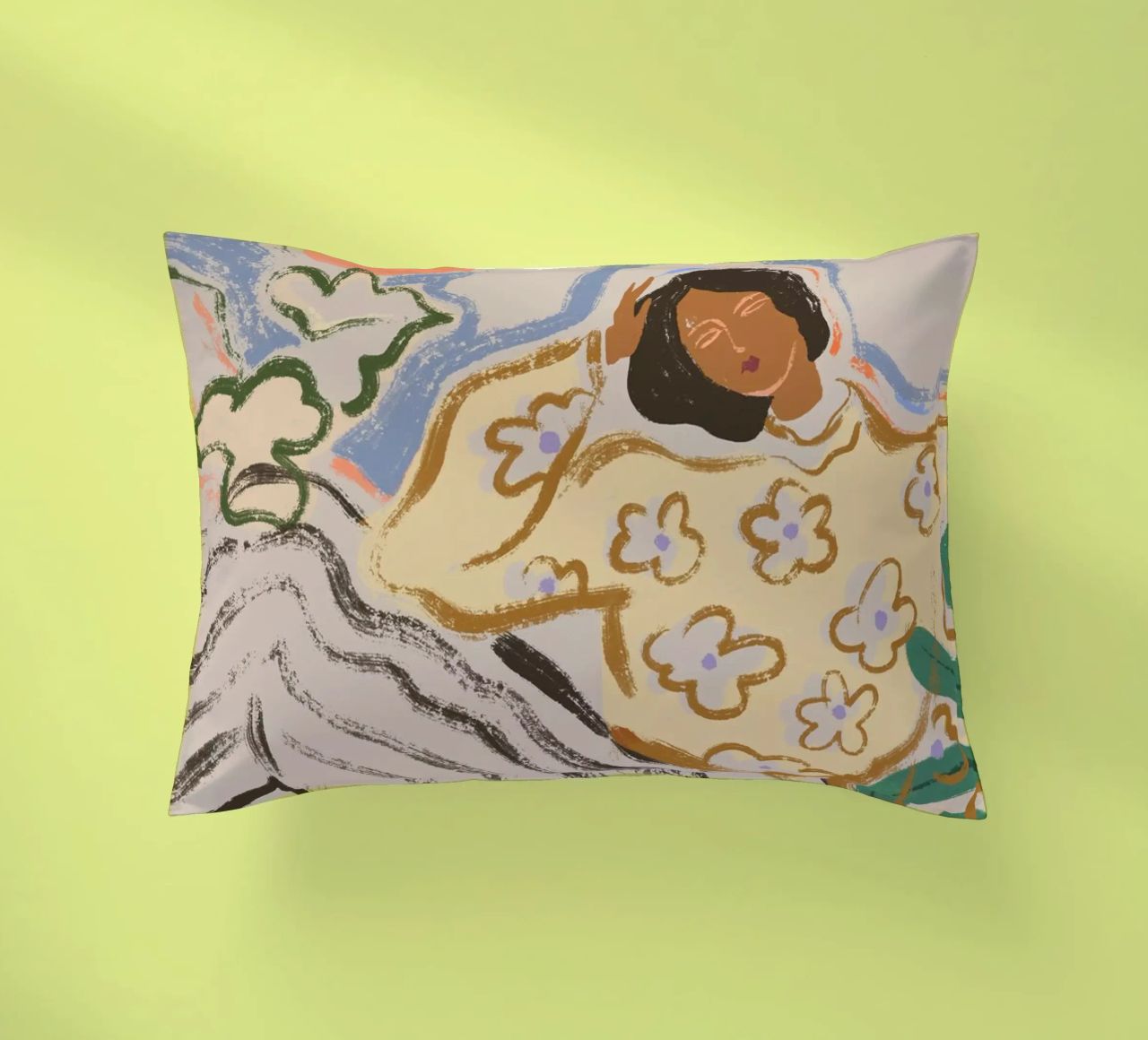 Lazy Days decorative cushion by Arty Guava