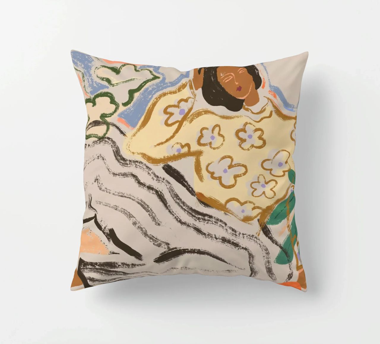 Lazy Days decorative cushion by Arty Guava