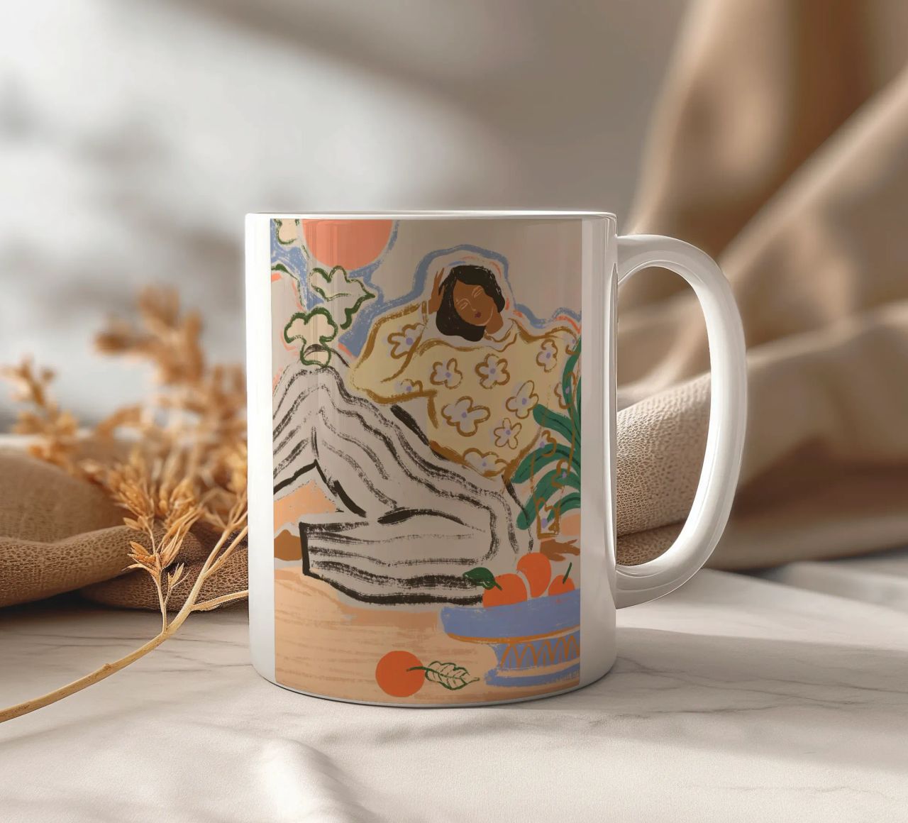 Lazy Days tazza in ceramica da Arty Guava