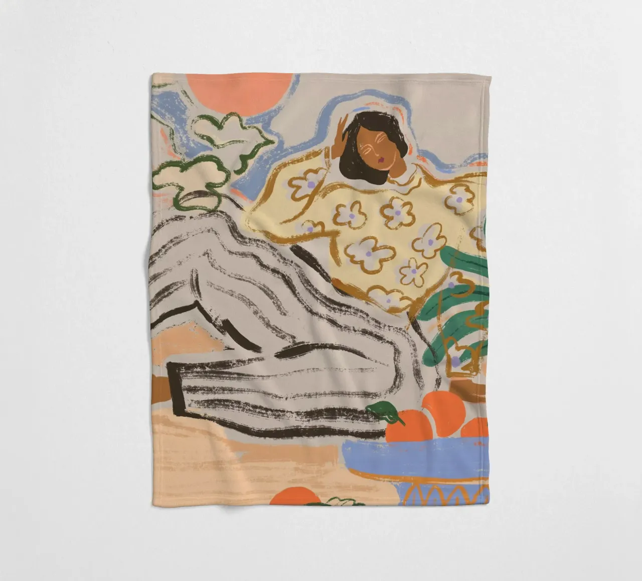 Lazy Days coperta in pile da Arty Guava