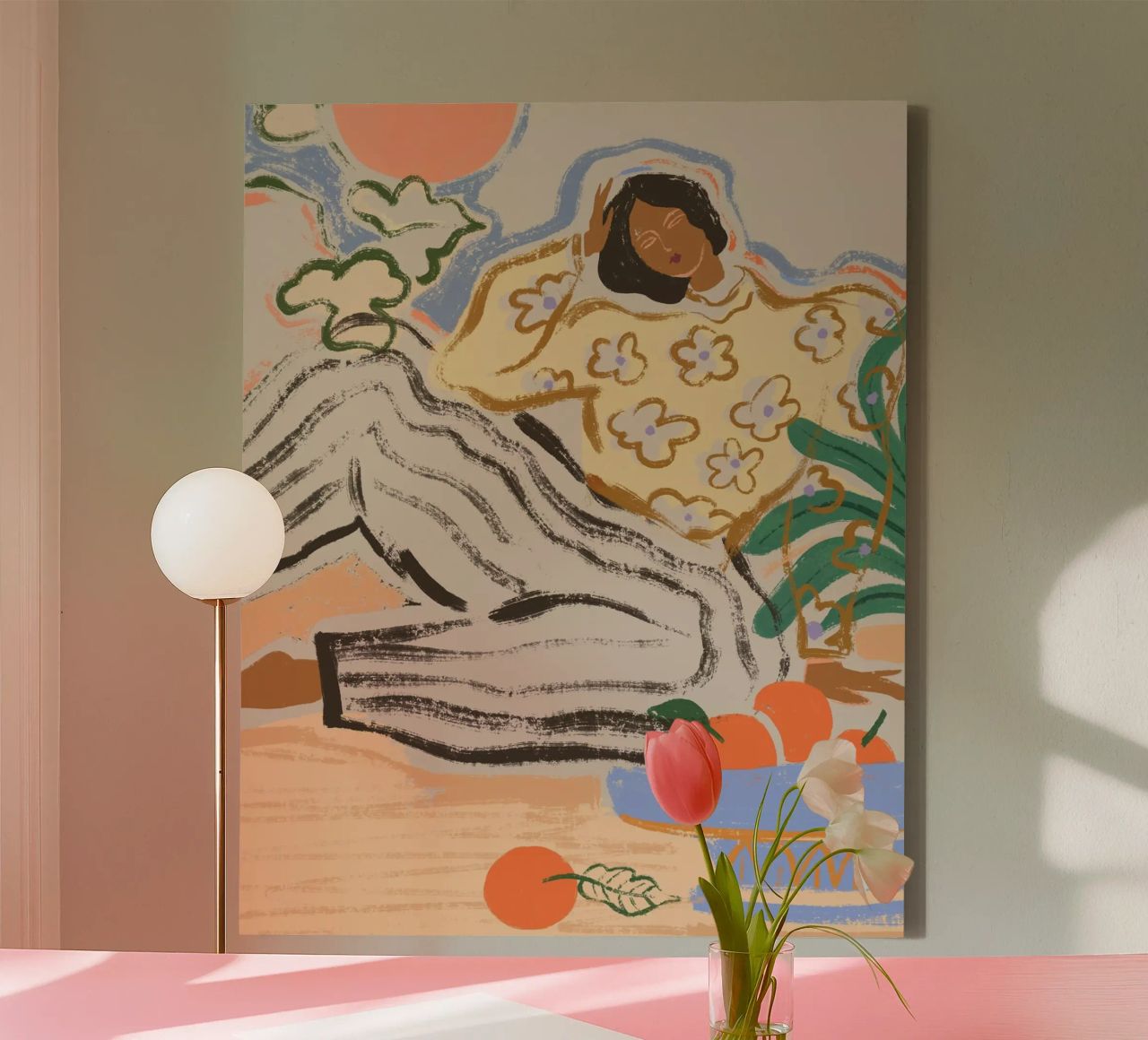 Lazy Days canvas van Arty Guava