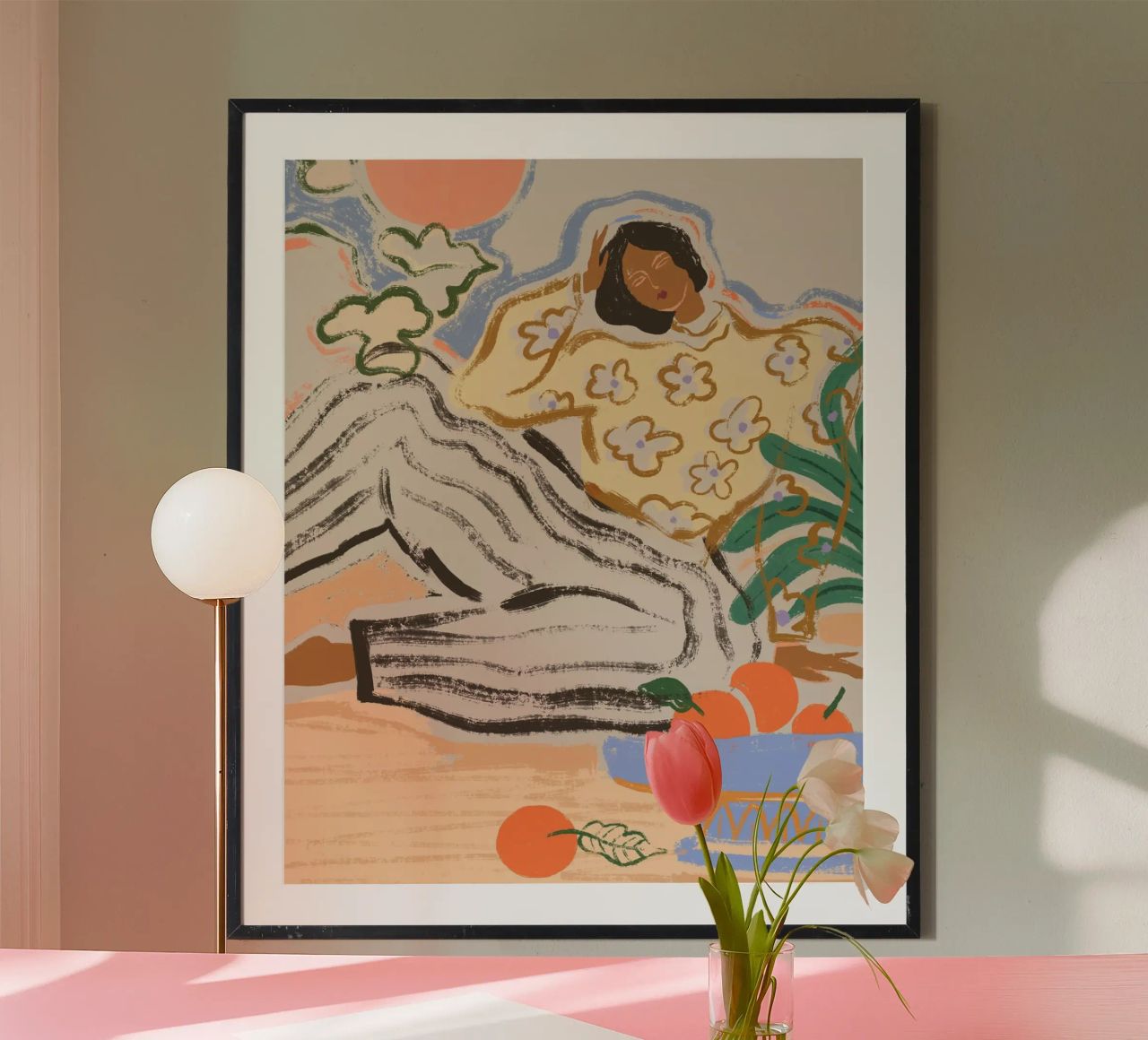 Lazy Days Poster von Arty Guava
