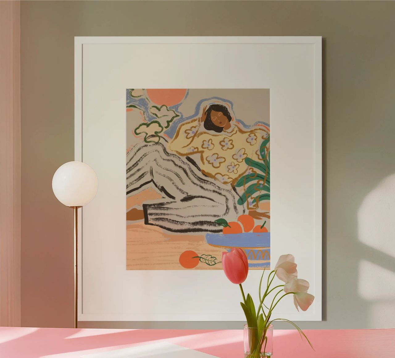 Lazy Days Poster von Arty Guava