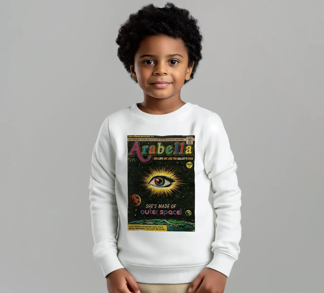 Monos de un ojo Arabella sudadera para niño de Alex happy shop