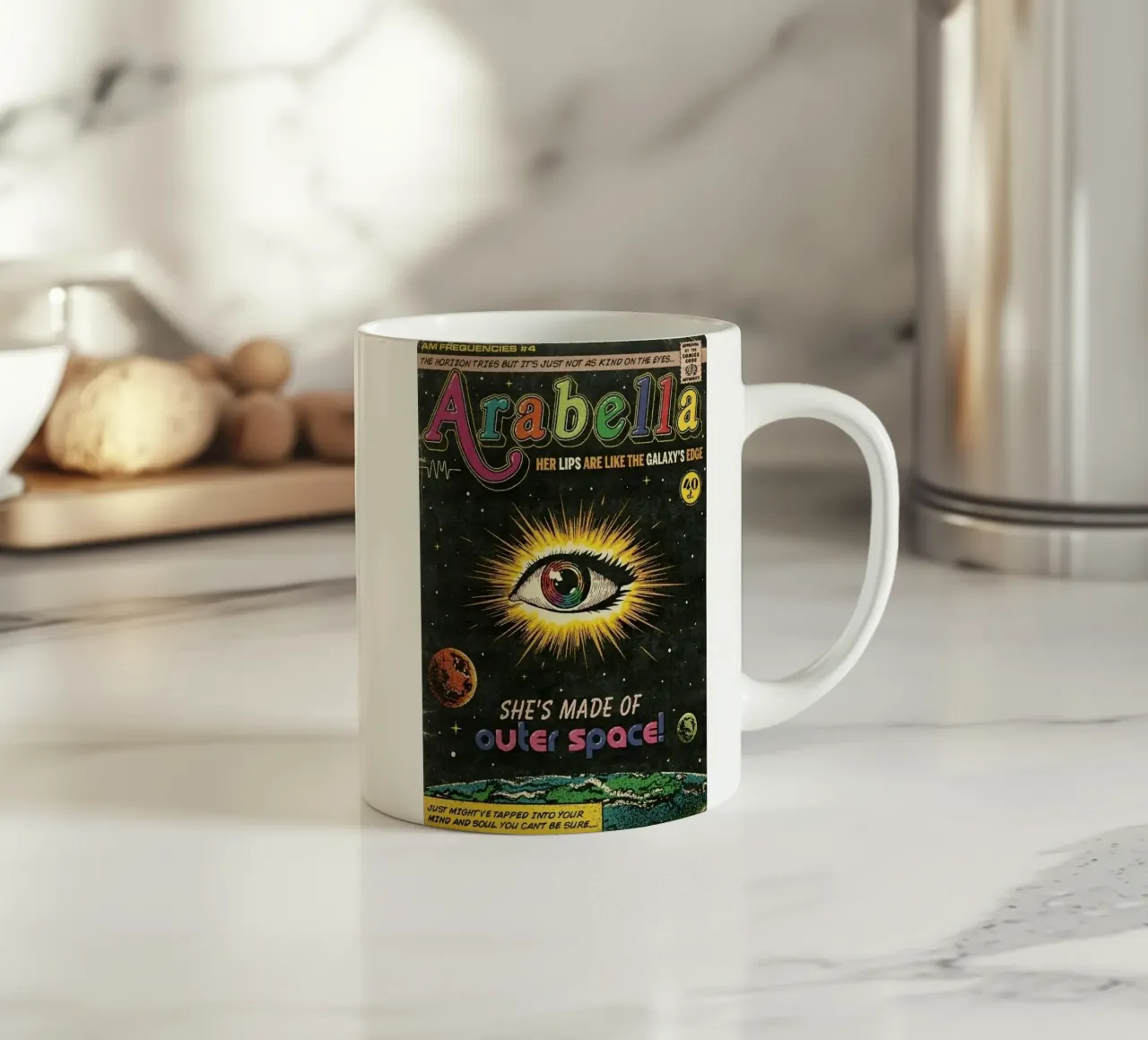 One Eye Monkeys Arabella tazza in ceramica da Alex happy shop