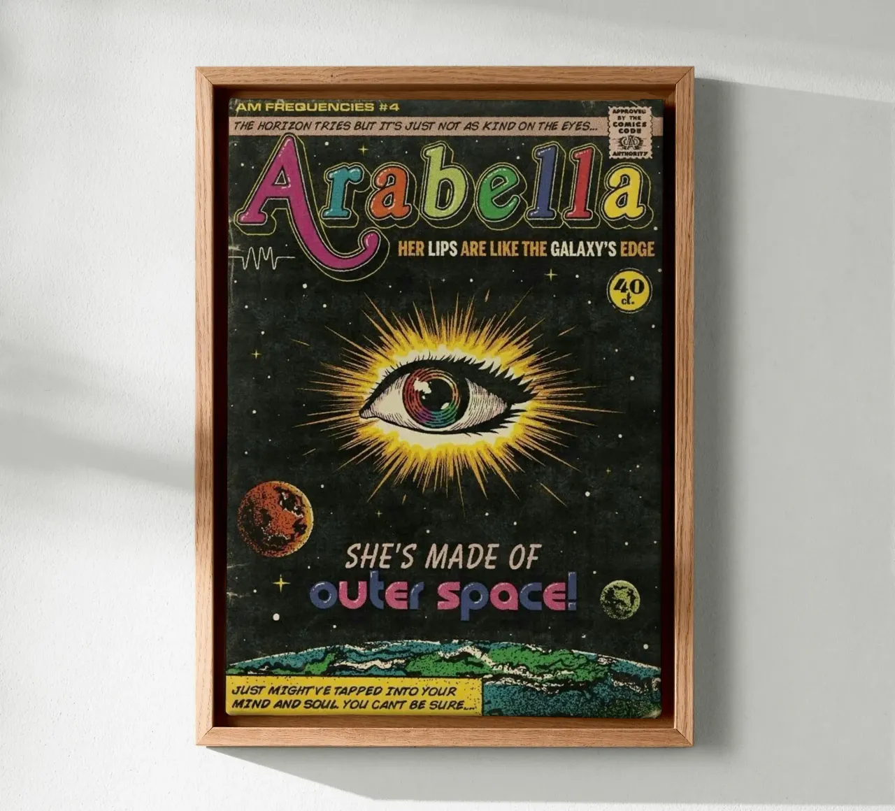 One Eye Monkeys Arabella tela con Cornice a cassetta da Alex happy shop