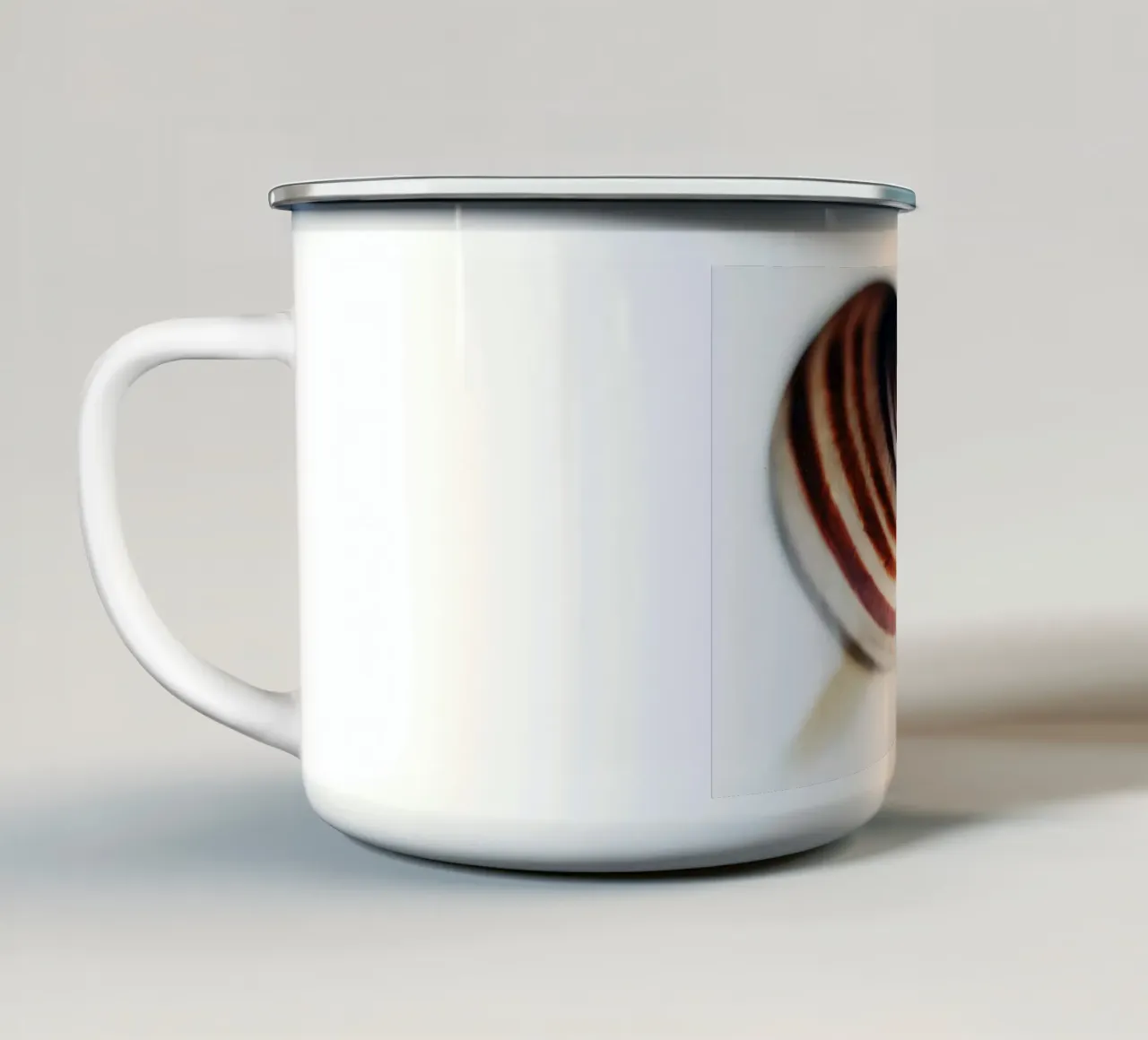 Tiny House tazza in smalto da Alicia´s