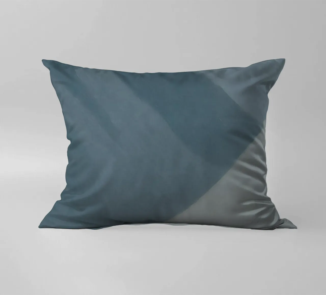 Abstract Blue Gray Skier cuscino da Mosaic Dialogue
