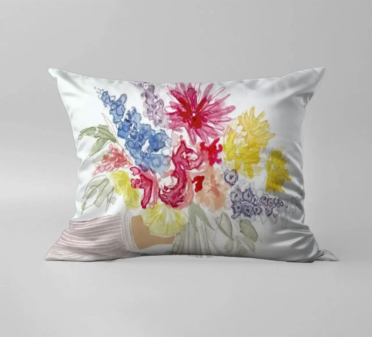 Bouquet all colours cuscino da Farina Kuklinski