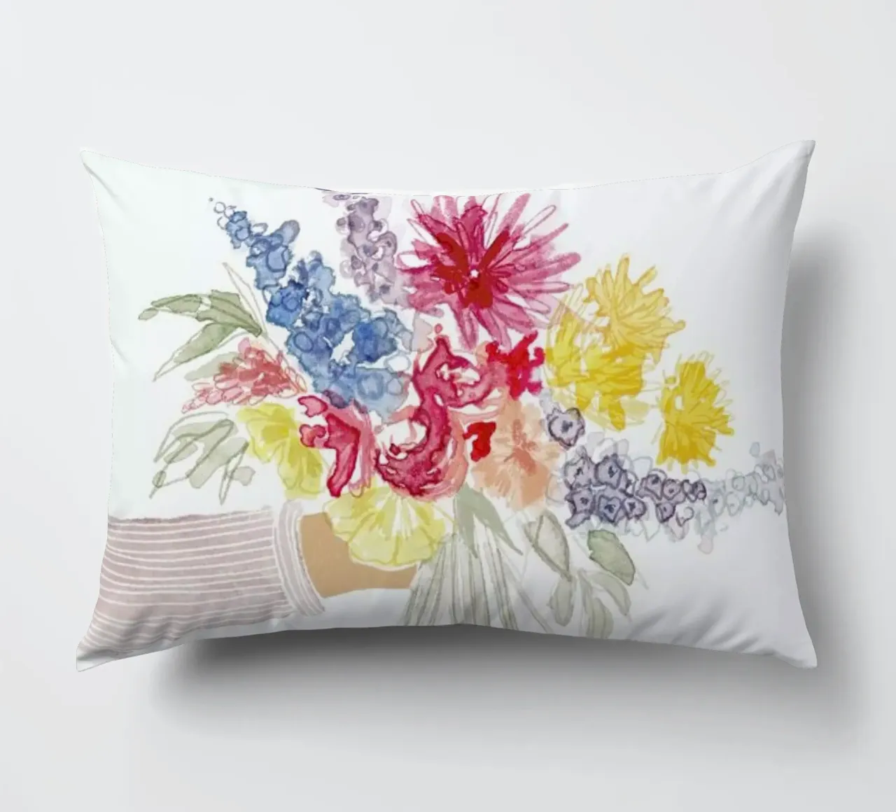 Bouquet all colours cuscino da Farina Kuklinski