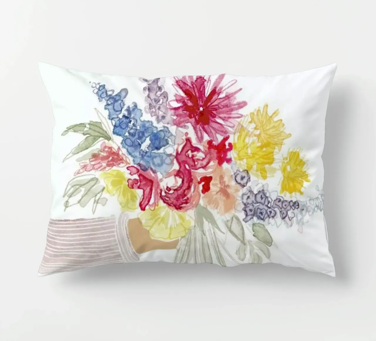 Bouquet all colours cuscino da Farina Kuklinski